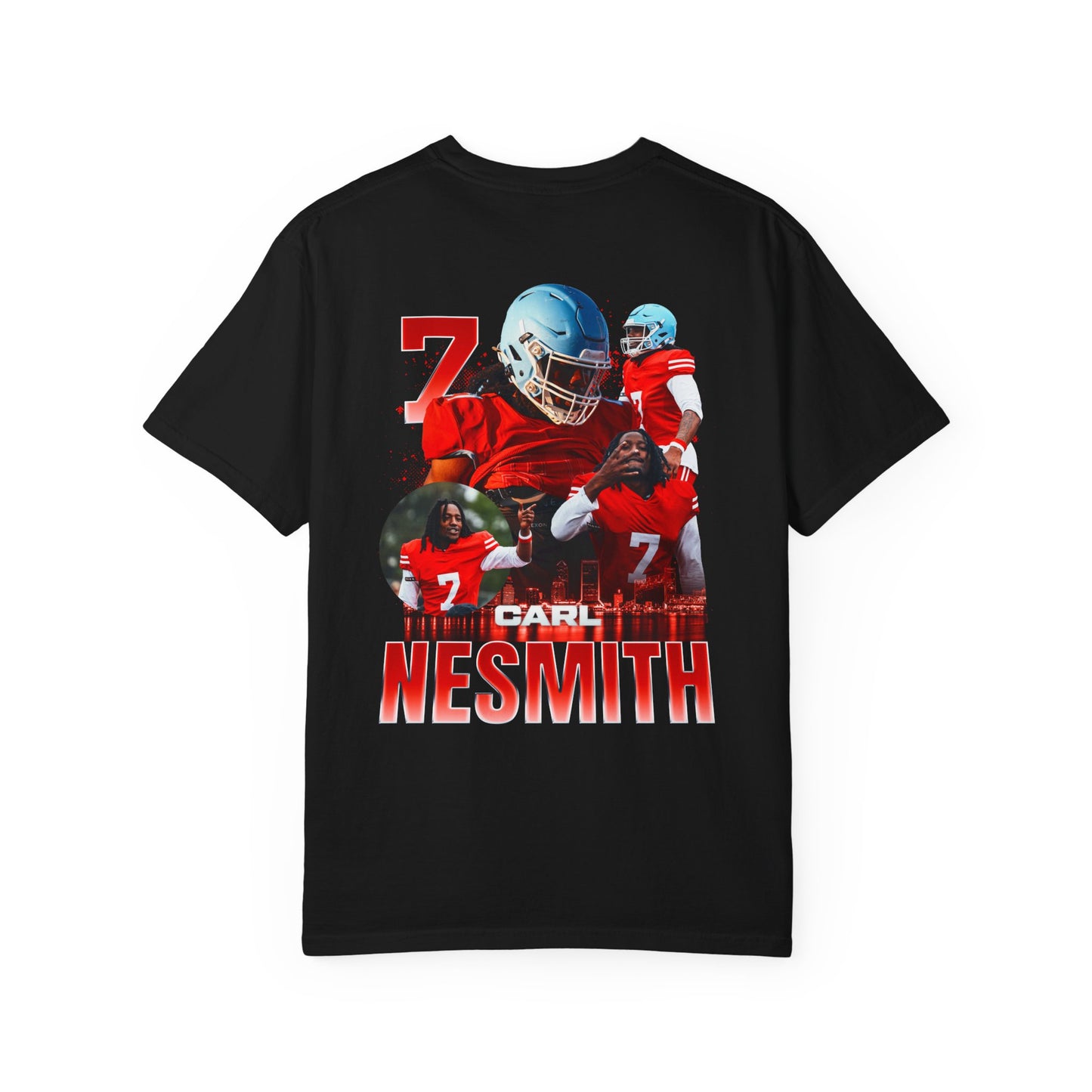 Carl Nesmith Logo Front & Back Premium Tee