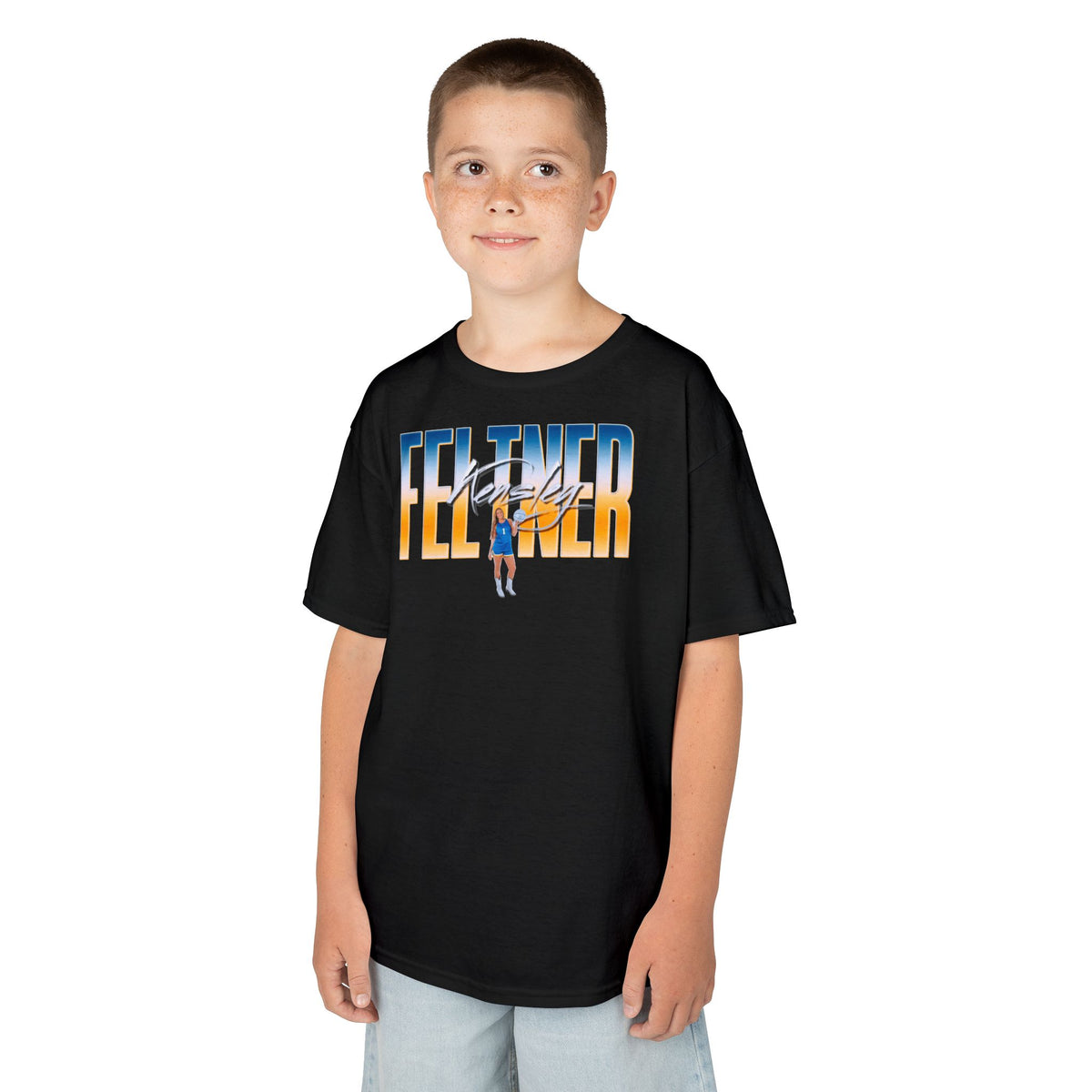 Kensley Feltner Curved Combo Kids Tee