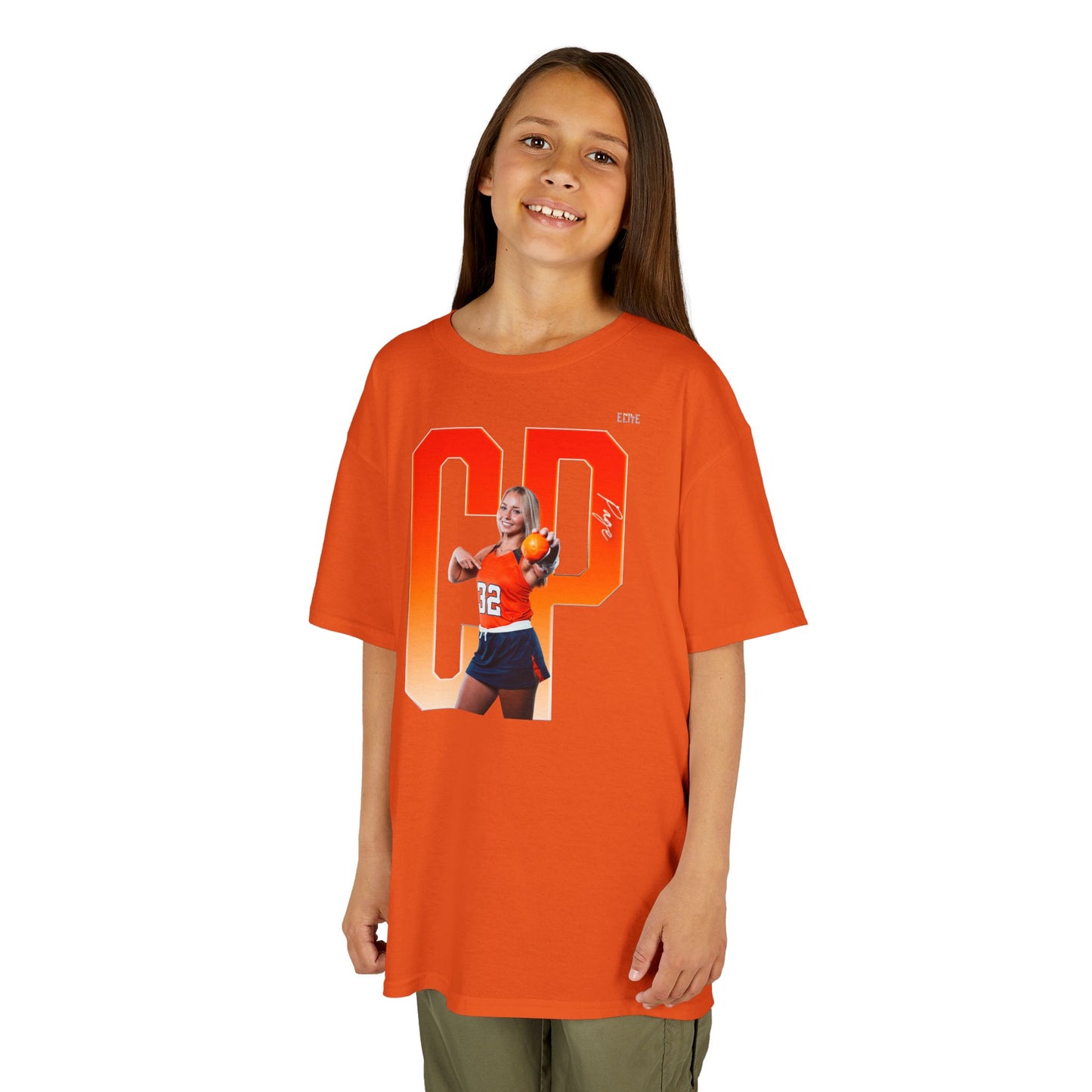 Chloe Page Player Icon Initials Kids Tee