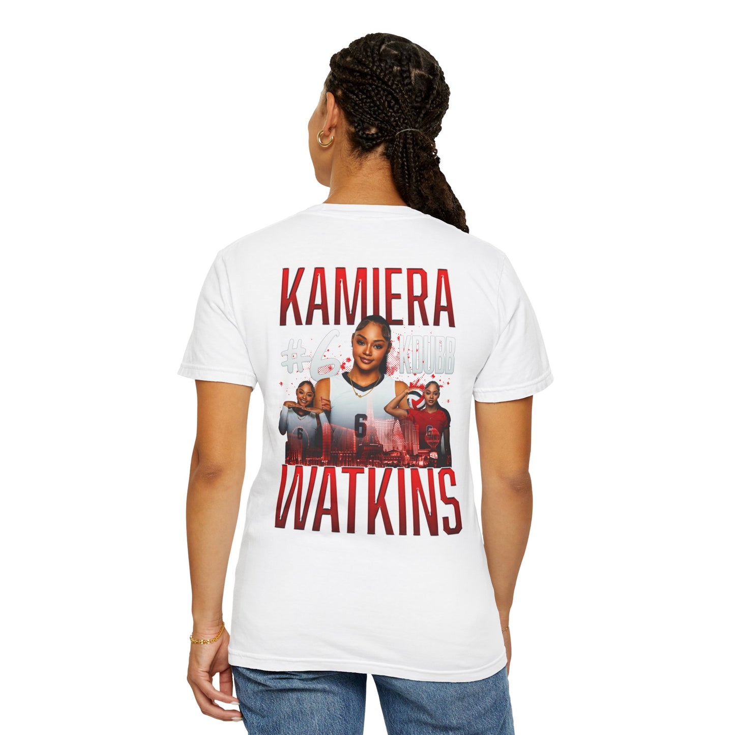 Kamiera Watkins Logo Front & Back Premium Tee