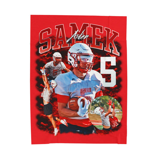 Aiden Samek 60"-80" Plush Blanket