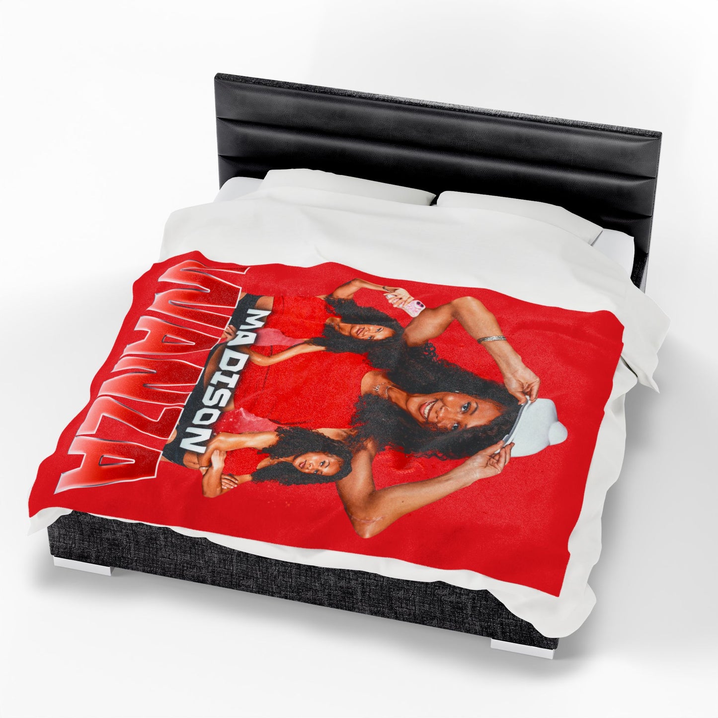 Madison Wanza 60"-80" Plush Blanket