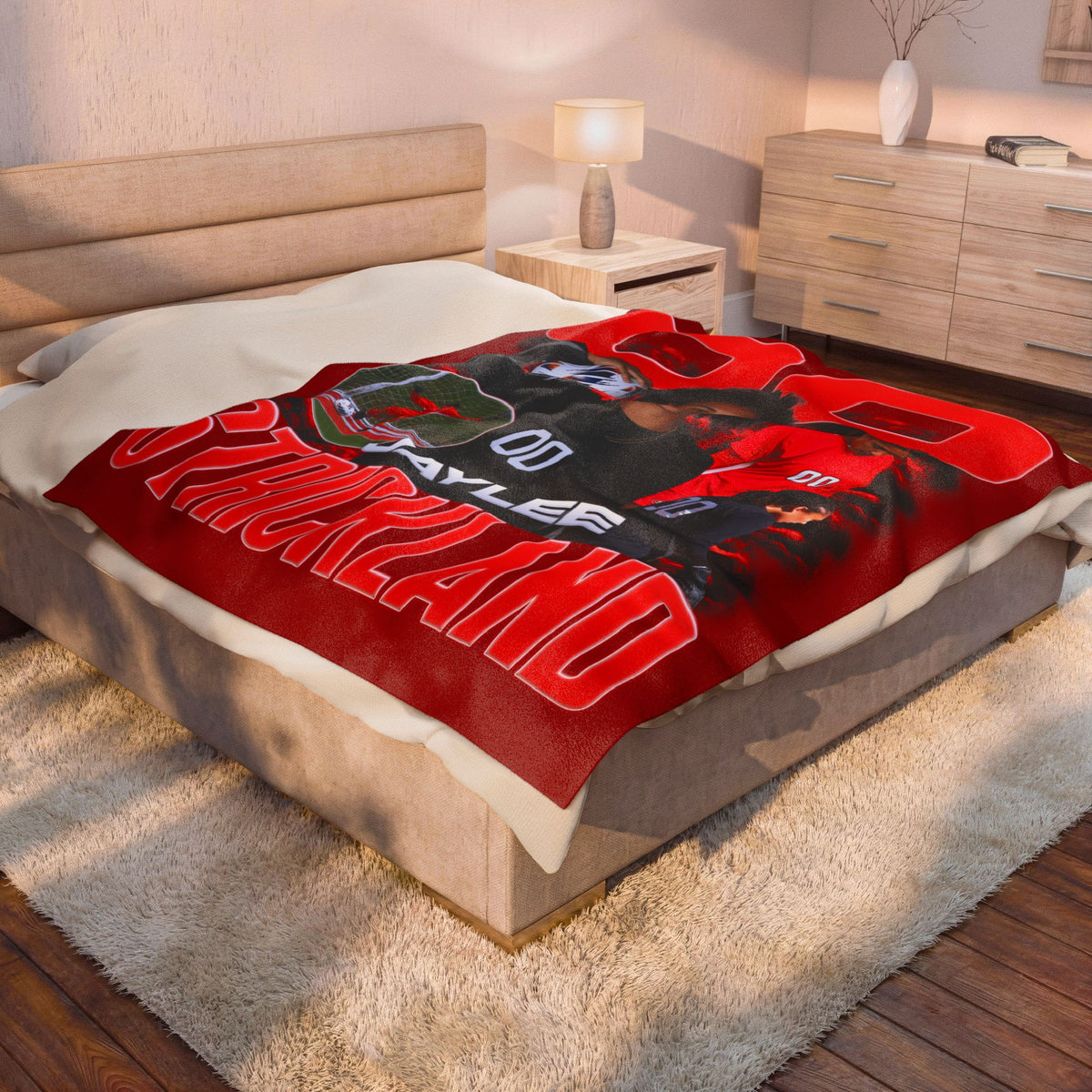 Jaylee Strickland 60"-80" Plush Blanket