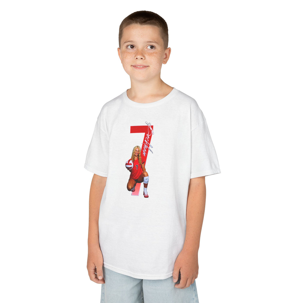 Julie Beckham Player Icon Number Kids Tee