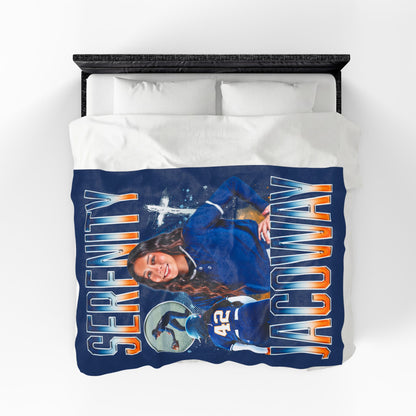 Serenity Jacoway 60"-80" Plush Blanket