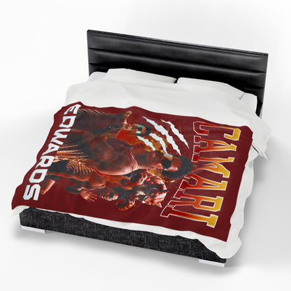 Camari Edwards 60"-80" Plush Blanket