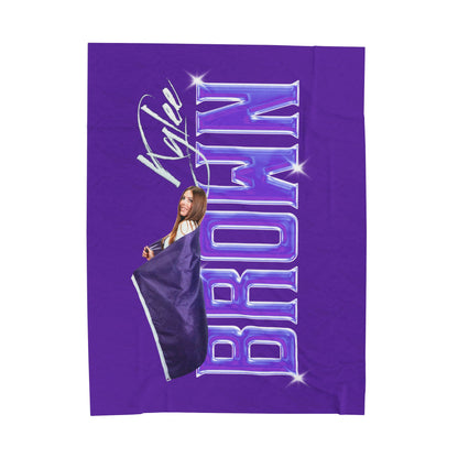 Kylee Brown 60"-80" Plush Blanket