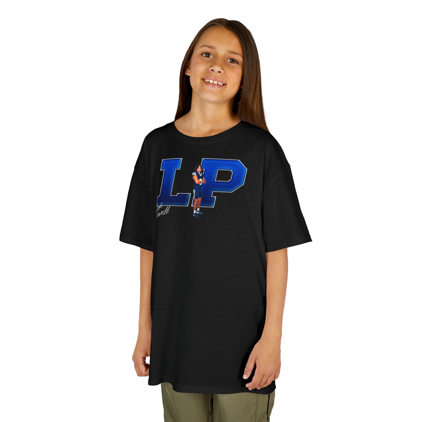 Lek Powell Big Initials Kids Tee
