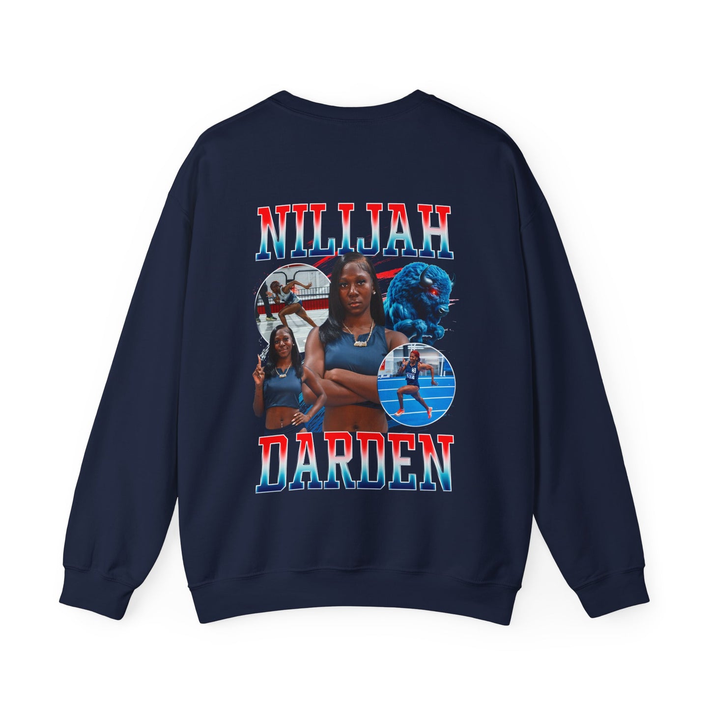 Nilijah Darden Logo Front & Back Crewneck