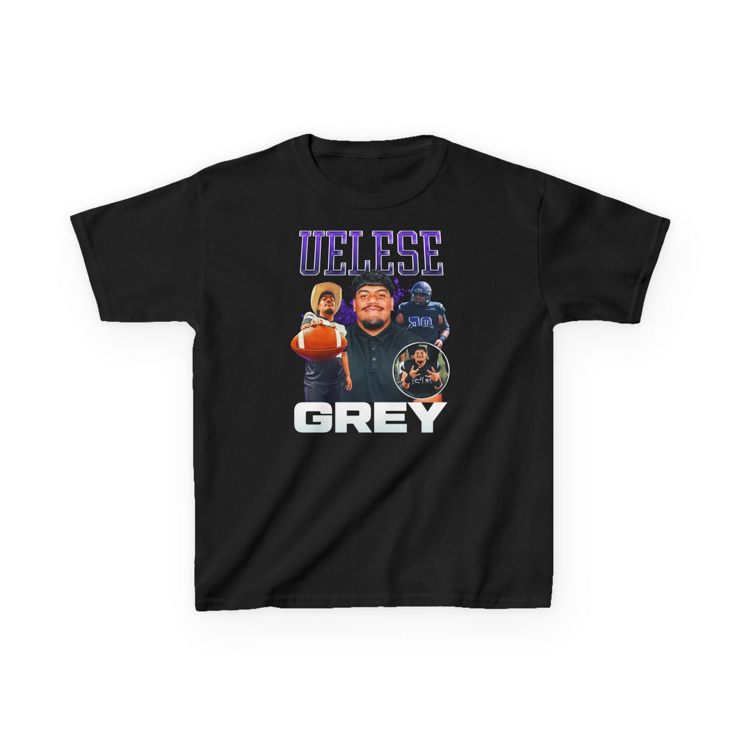 Uelese Grey Kids Tee