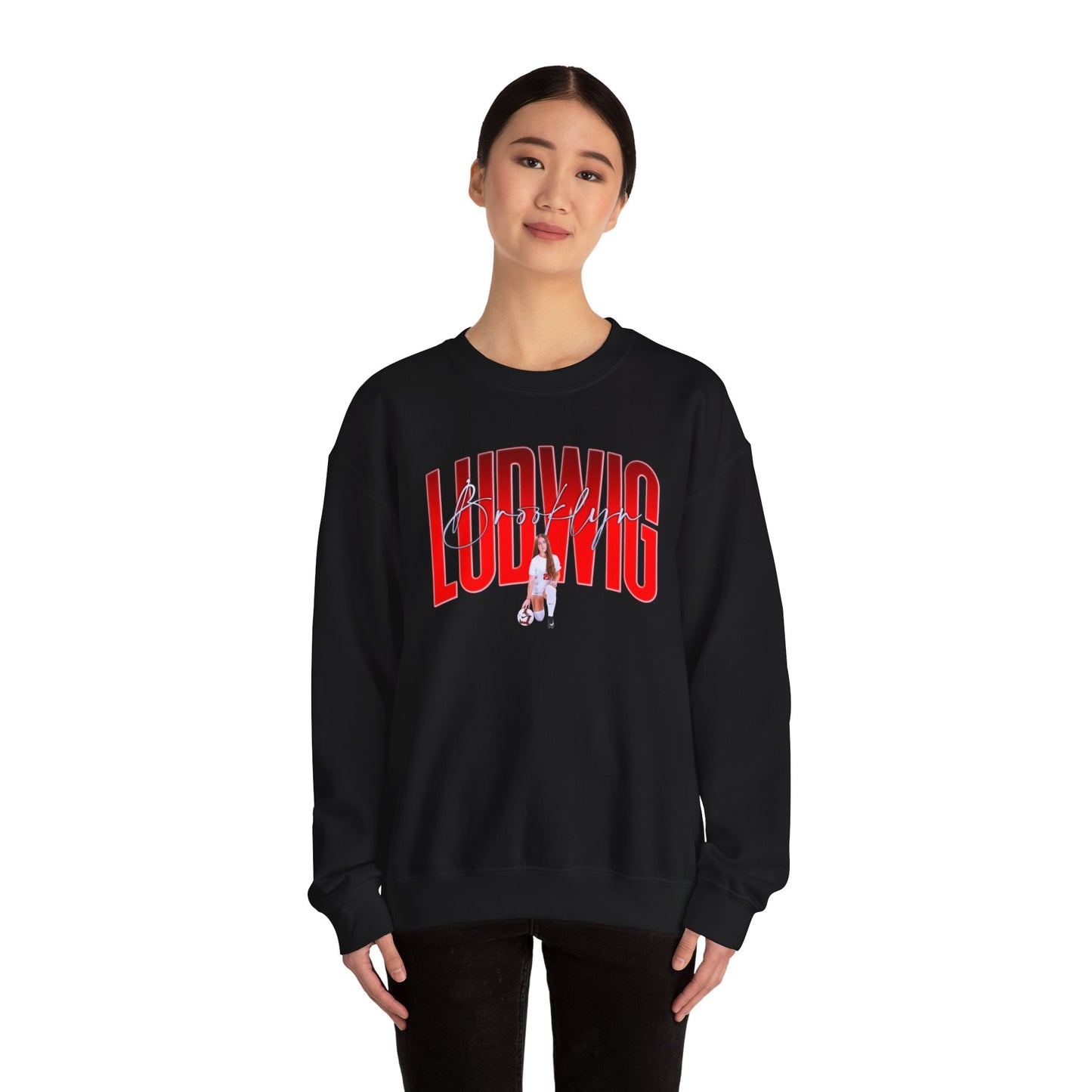 Brooklyn Ludwig Curved Combo Colored Crewneck Sweatshirt