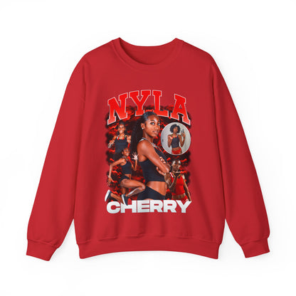Nyla Cherry First Name Highlight Crewneck Sweatshirt