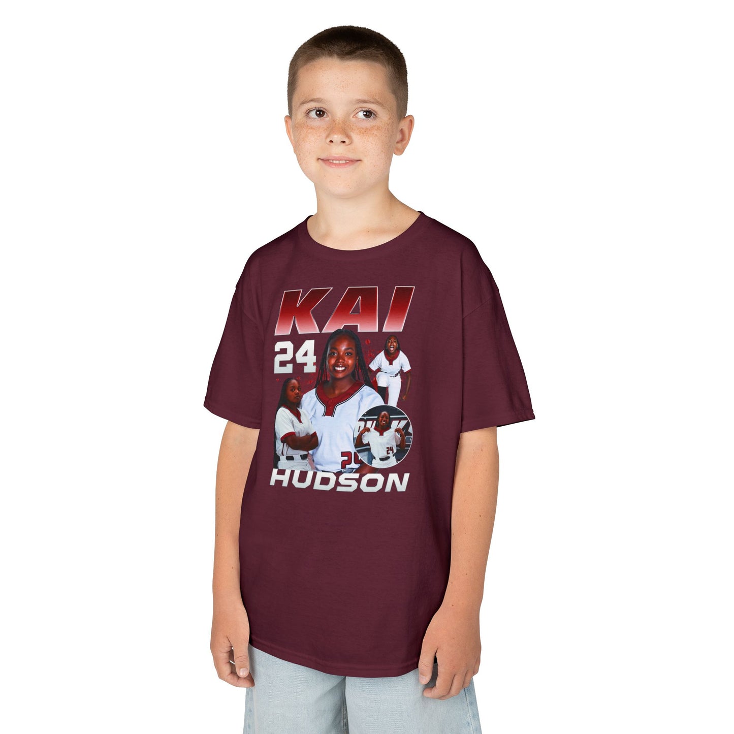 Kai Hudson First Name Highlight Kids Tee