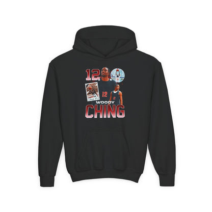 Woody Ching Name & Number Ombre Kids Hoodie