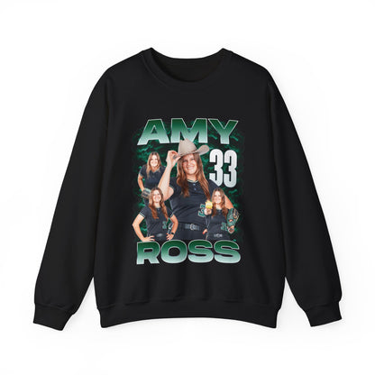 Amy Ross Single Color Combo Crewneck Sweatshirt