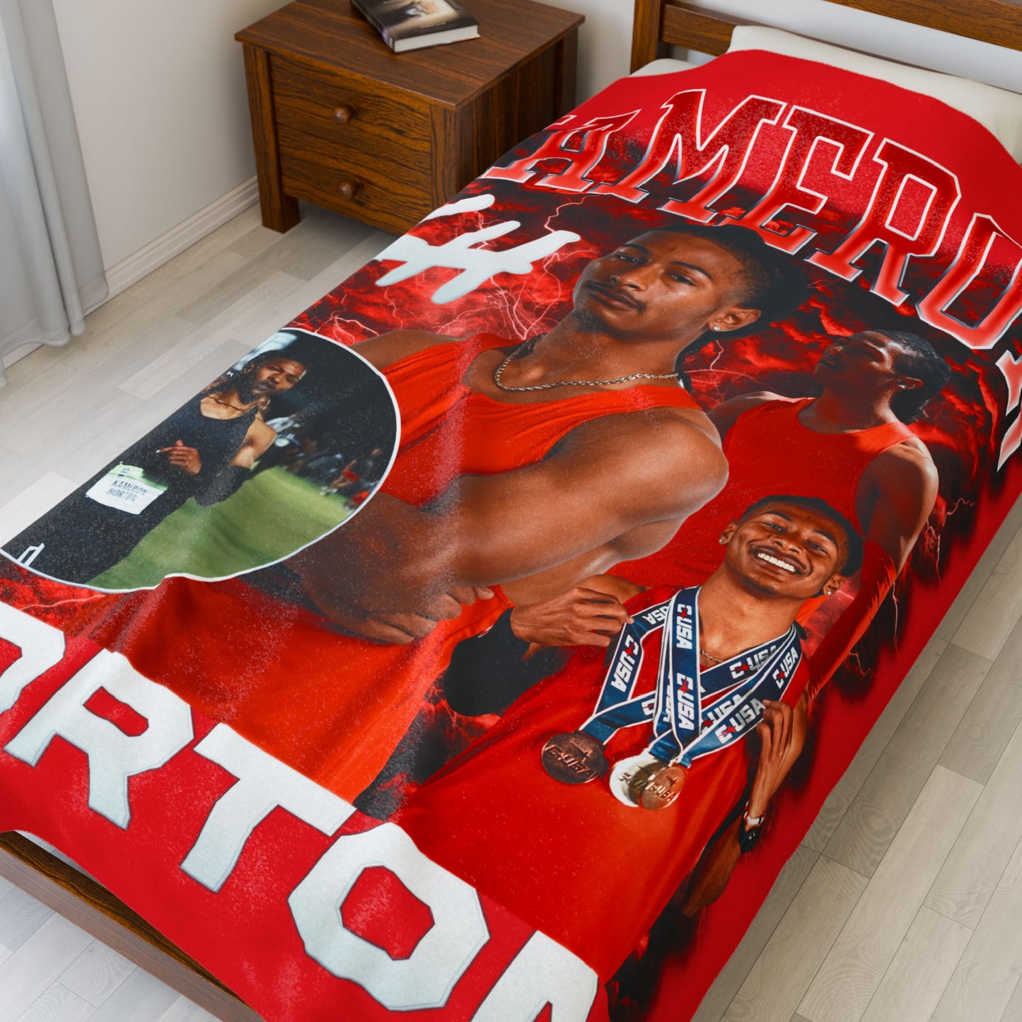Kameron Horton 60"-80" Plush Blanket