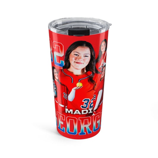 Madi George Name & Number Ombre 20oz Tumbler