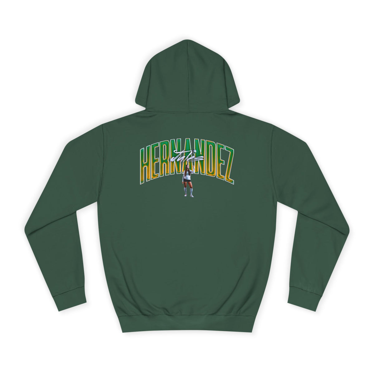 Jules Hernandez Cursive Name & Number Premium Hoodie