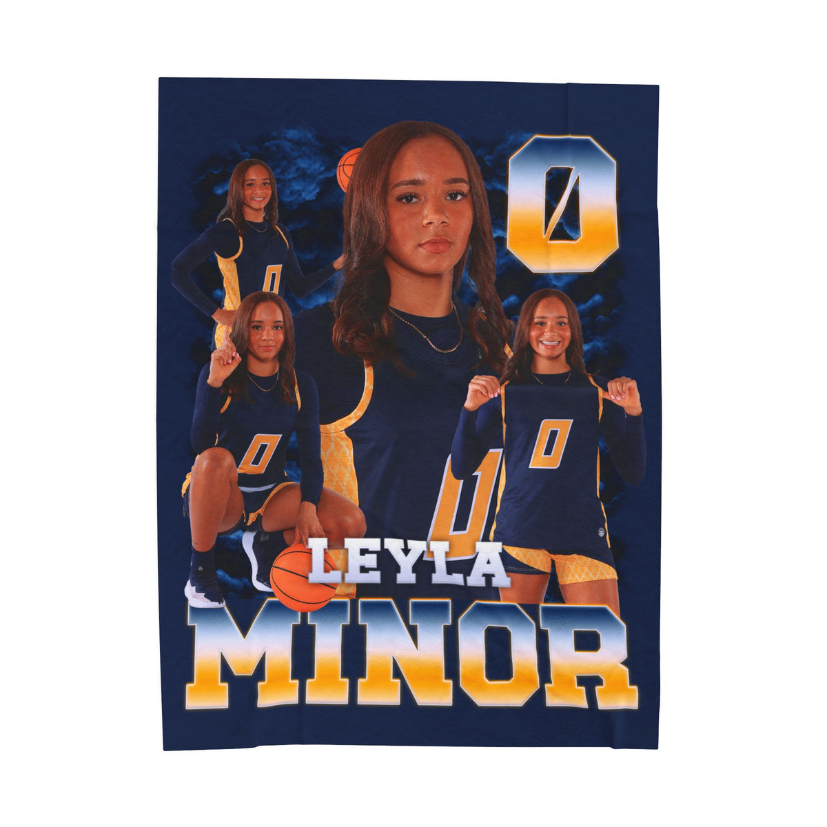 Leyla Minor 60"-80" Plush Blanket