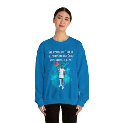 Asia Patin Athlete Quote Crewneck Sweatshirt