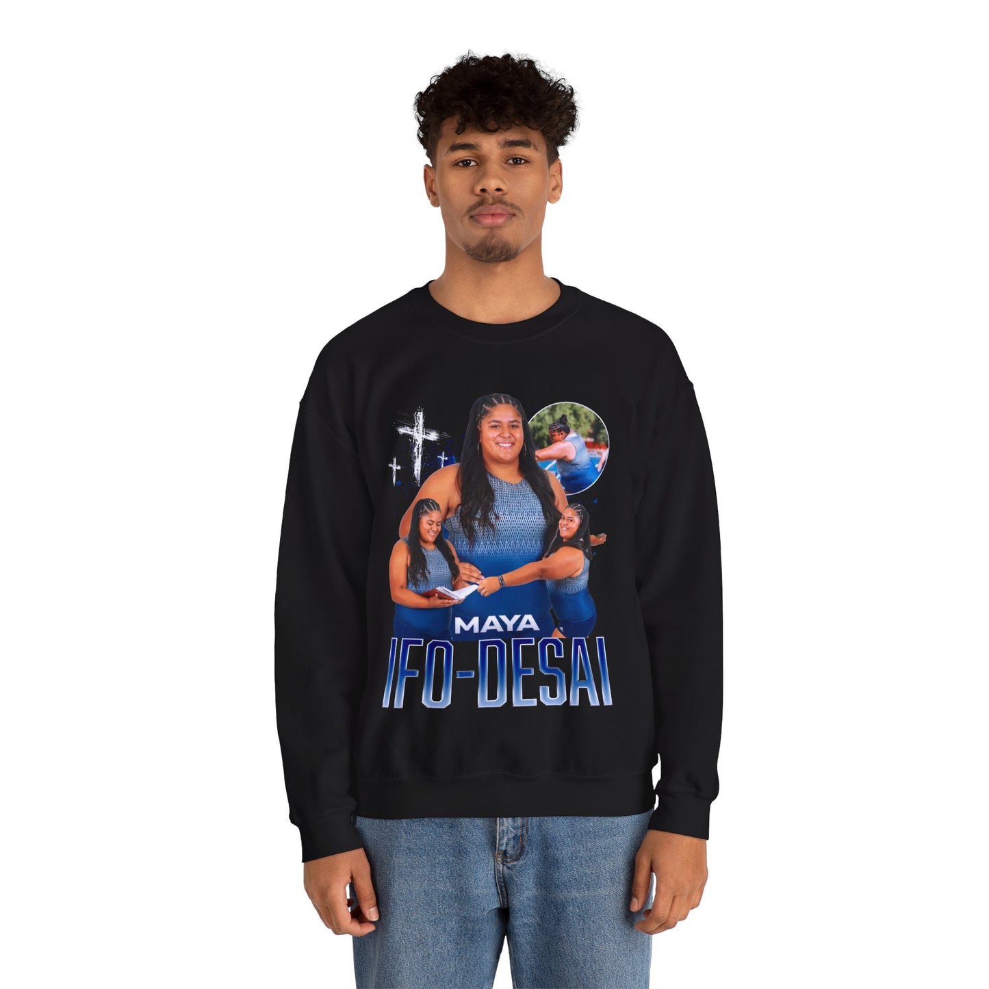 Maya Ifo Desi Crewneck Sweatshirt