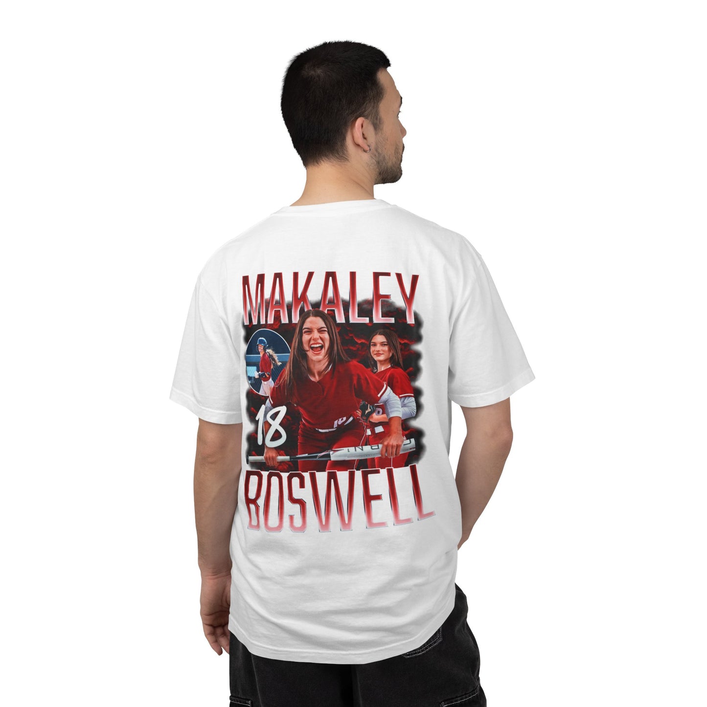 Makaley Boswell Logo Front & Back Premium Tee