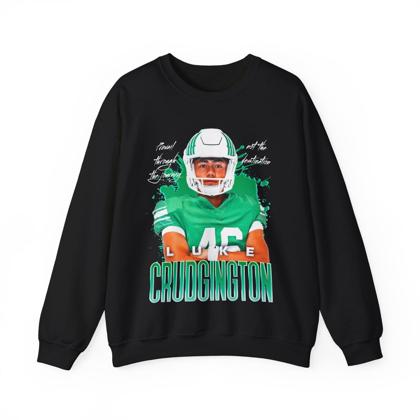 Luke Crudgington Featured Quote Crewneck Sweatshirt