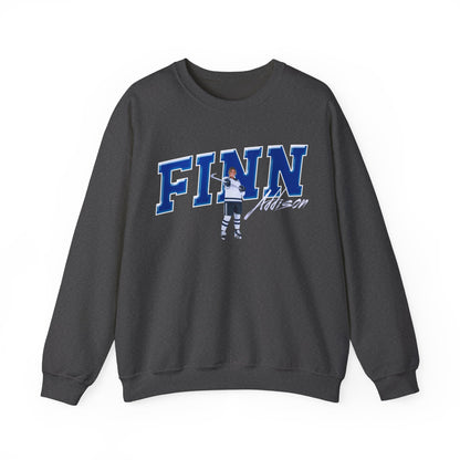 Addison Finn Cursive Combo Colored Crewneck Sweatshirt