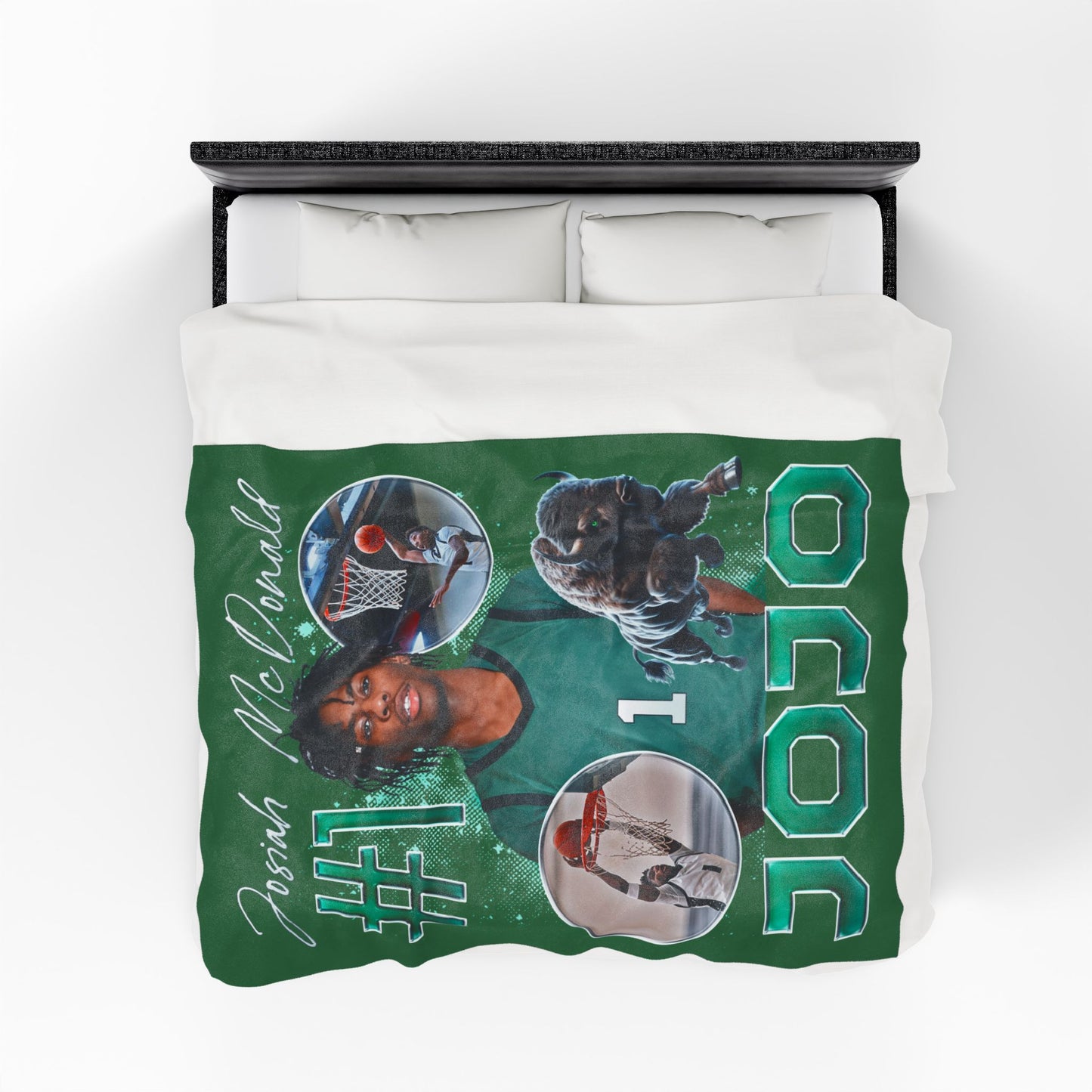 Josiah McDonald Lightning Storm 60"-80" Plush Blanket