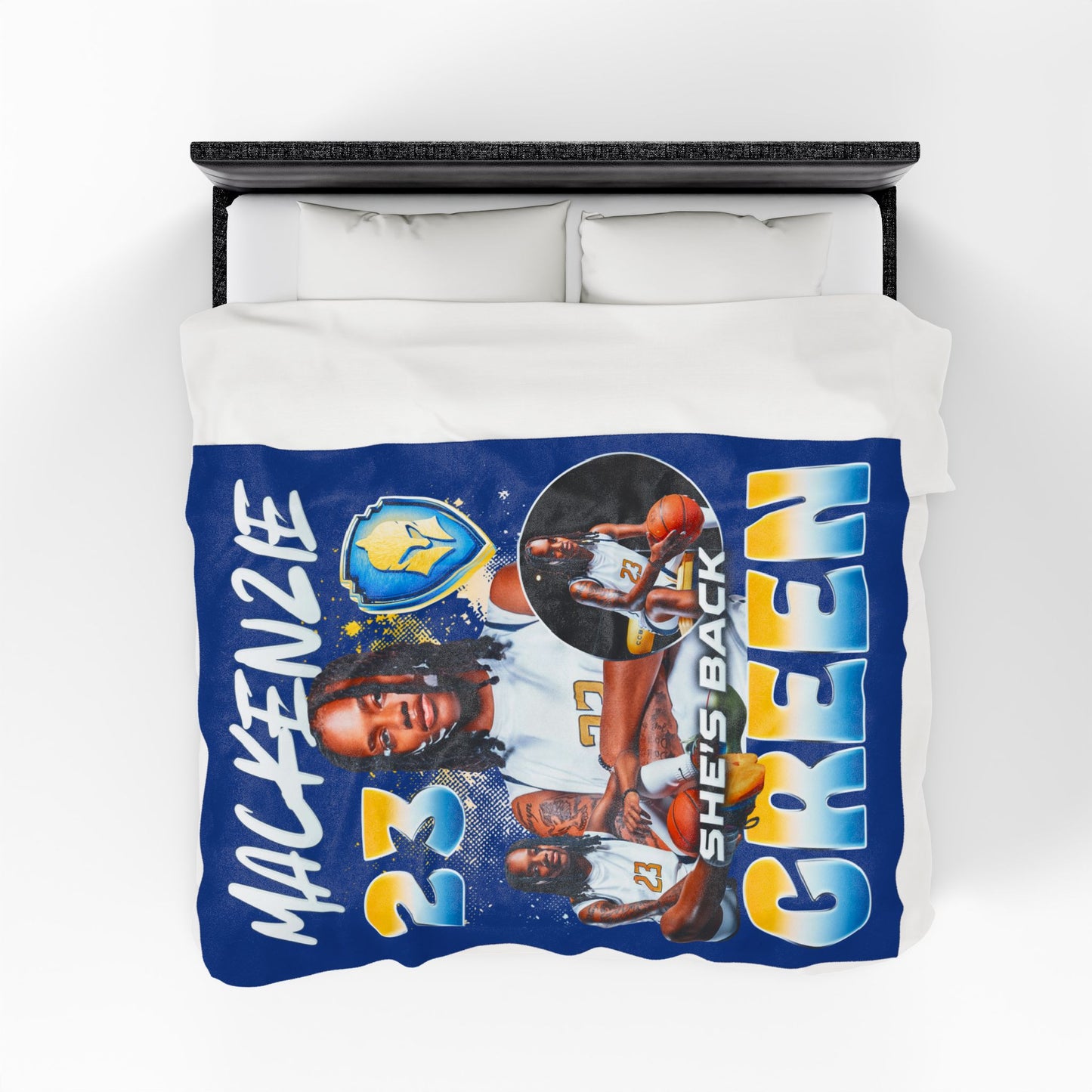 Mackenzie Green 60"-80" Plush Blanket