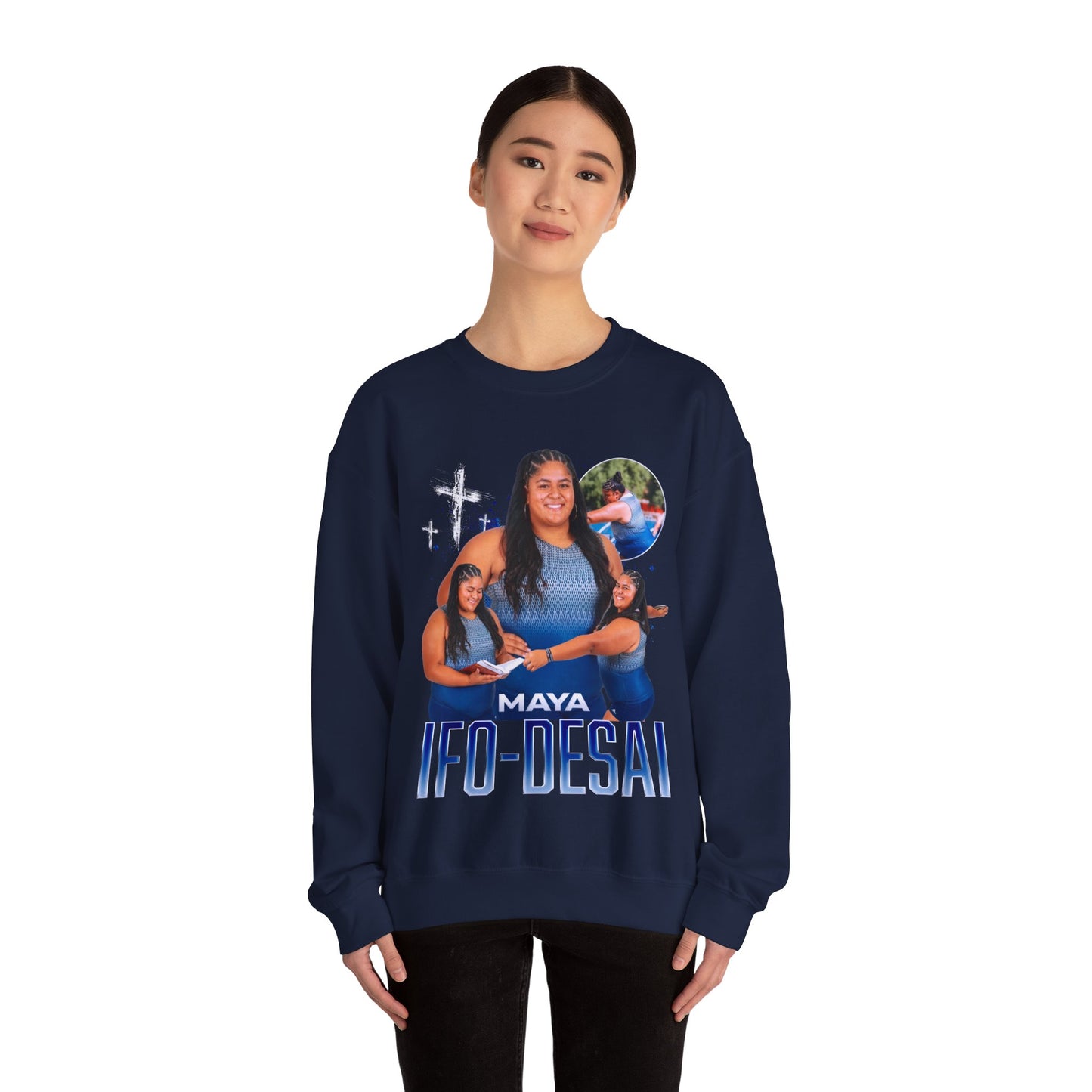 Maya Ifo Desi Crewneck Sweatshirt