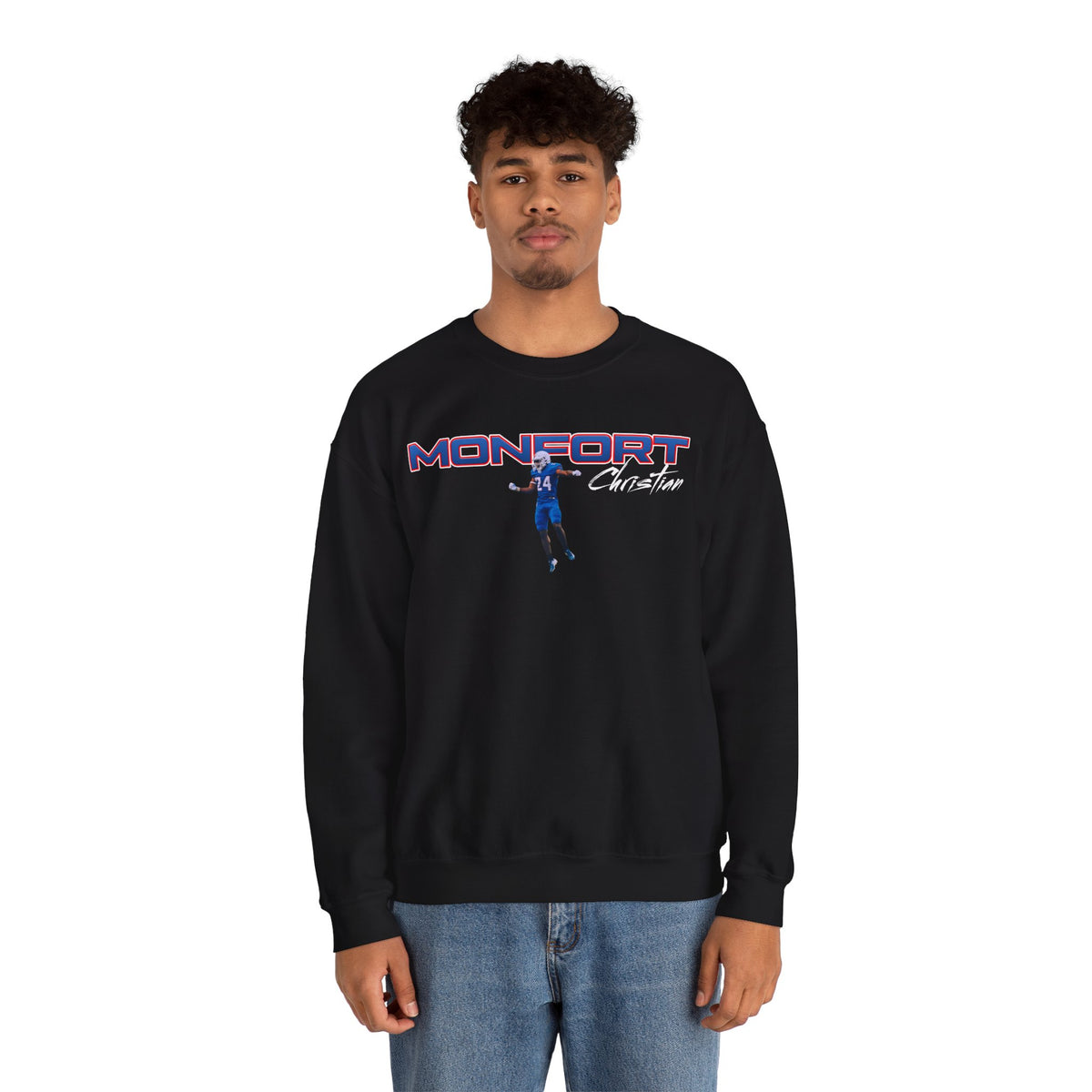 Christian Monfort Star Player Crewneck Sweatshirt