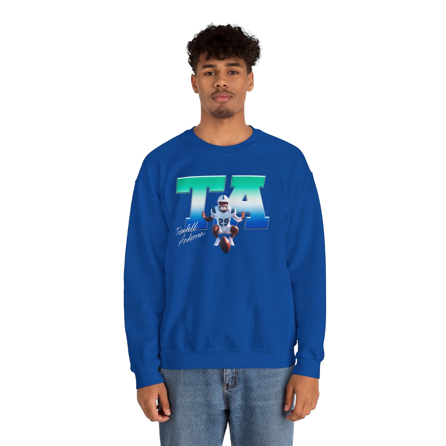Trendell Anderson Big Initials Crewneck Sweatshirt
