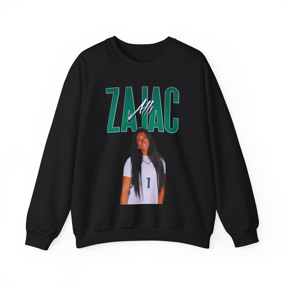 Alli Zajac Curved Combo Colored Crewneck Sweatshirt