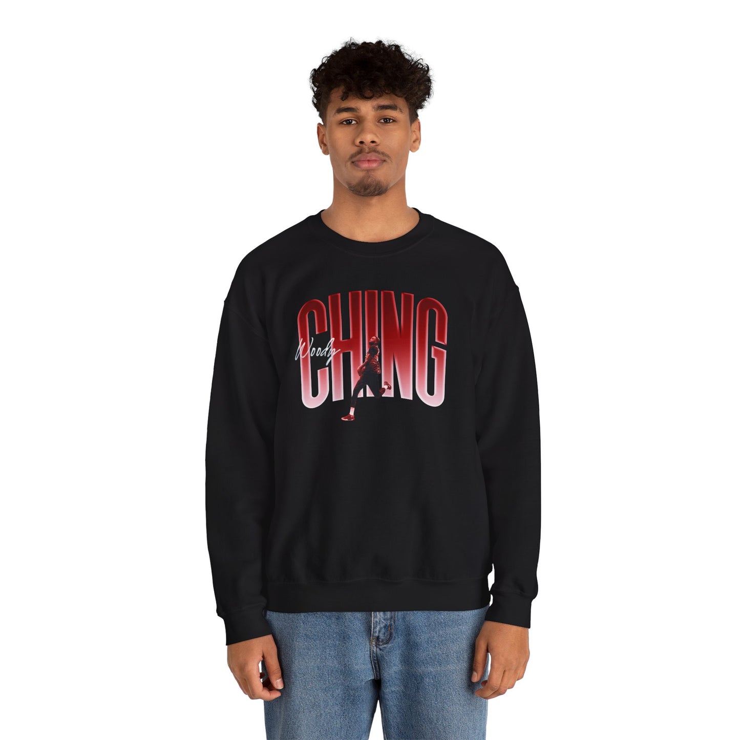 Woody Ching Big Last Name Crewneck Sweatshirt
