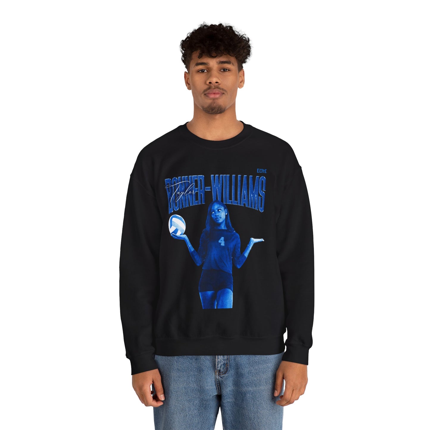 Taylor Bonner-Williams Faded Glory Crewneck Sweatshirt