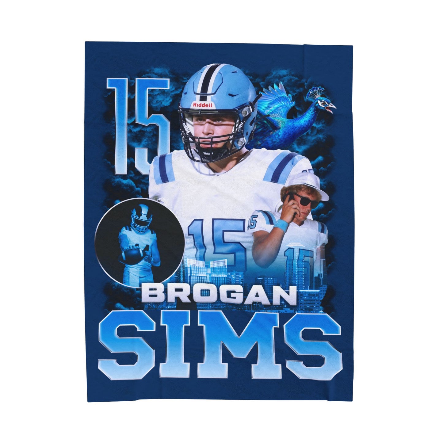 Brogan Sims 60"-80" Plush Blanket