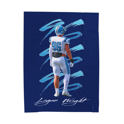 Logan Wright 60"-80" Plush Blanket
