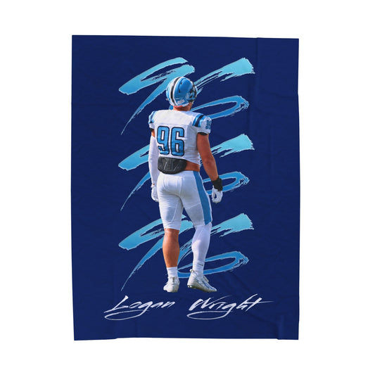 Logan Wright 60"-80" Plush Blanket