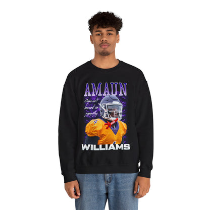 Amaun Williams Featured Quote Crewneck Sweatshirt