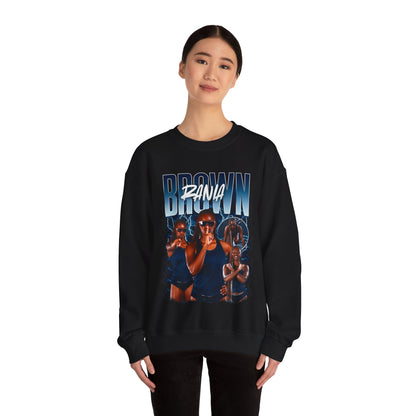Rania Brown Crewneck Sweatshirt