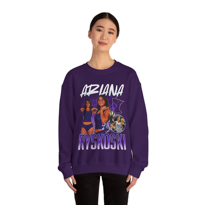 Ariana Ryskoski Colored & White Combo Crewneck Sweatshirt