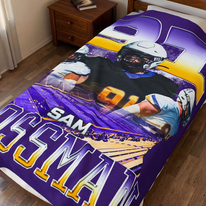 Sam Bossman 60"-80" Plush Blanket