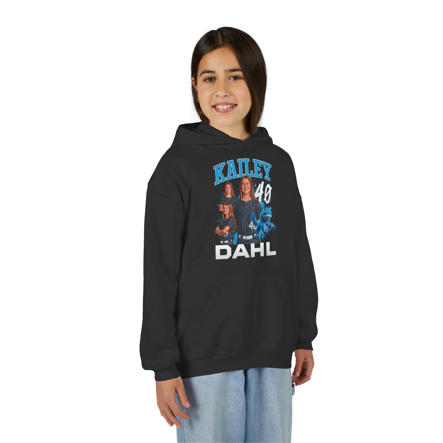 Kailey Dahl First Name Highlight Kids Hoodie
