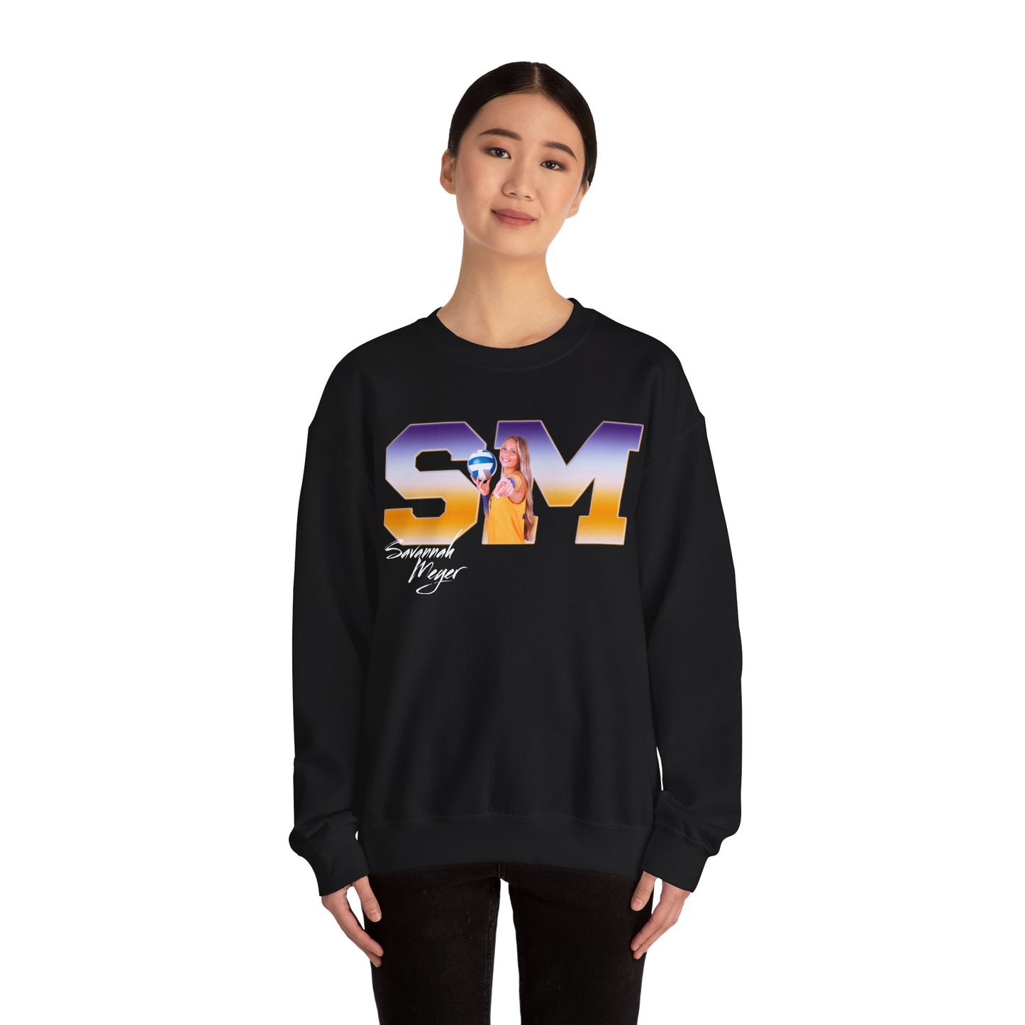 Savannah Meyer Big Initials Crewneck Sweatshirt