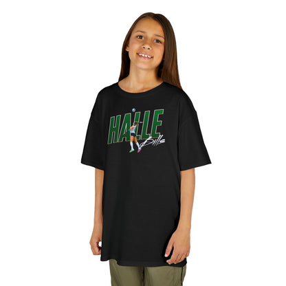 Halle Bills Cursive Combo Colored Kids Tee