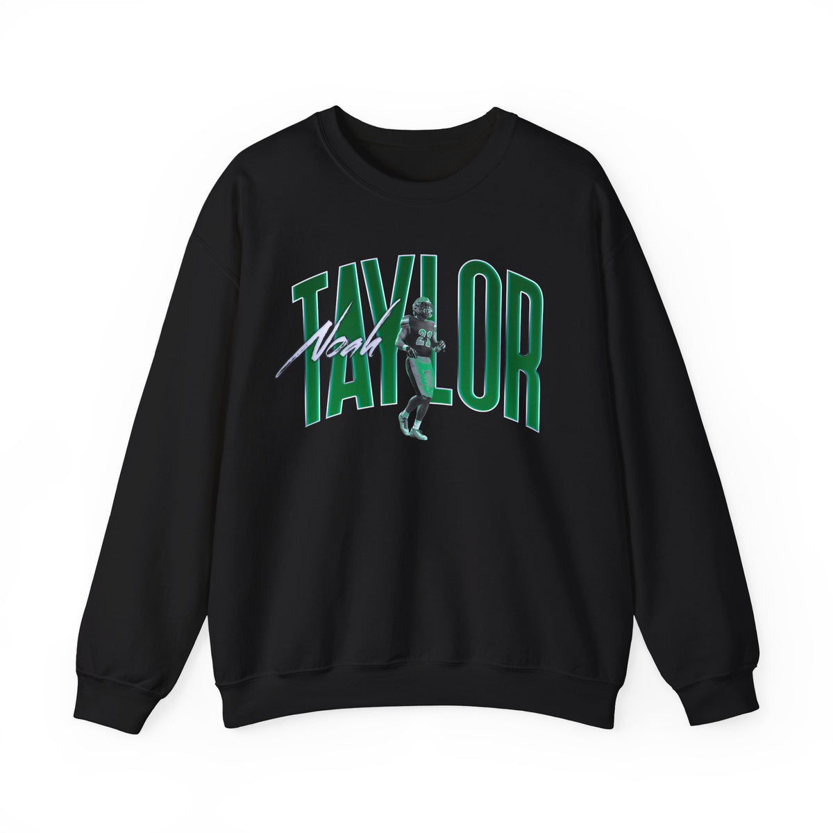 Noah Taylor Curved Combo Colored Crewneck Sweatshirt