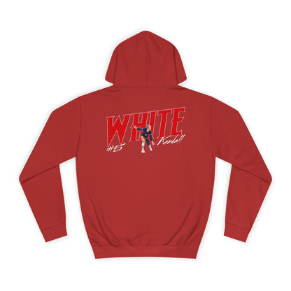 Kendall White Cursive Combo Colored Premium Hoodie