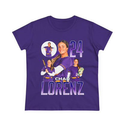 Char Lorenz Name & Number Combo Women's Tee