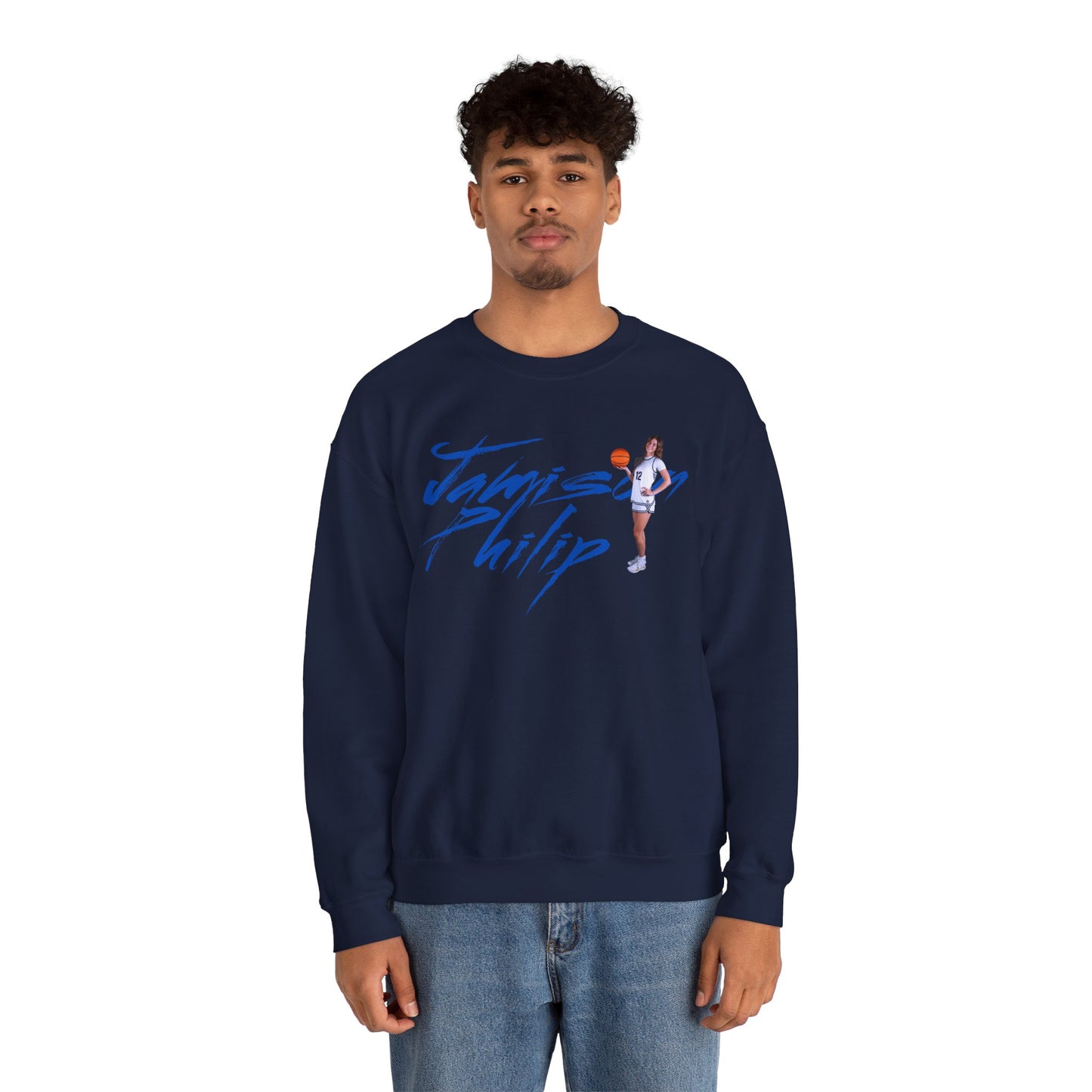 Jamison Philip Cursive Crewneck Sweatshirt